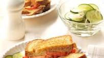 Grilled Hummus Turkey Sandwich Grilled Hummus Turkey Sandwich