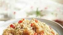 Arroz con sofrito de pimiento y panceta Arroz con sofrito de pimiento y panceta