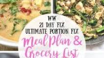 Meal Plan & Grocery List {Week of 1/25/21} | 21 Day Fix Meal Plan | WW Meal Plan Meal Plan & Grocery List {Week of 1/25/21} | 21 Day Fix Meal Plan | WW Meal Plan