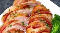 Slow Cooker Bacon Garlic Chicken Breast (+VIDEO) Slow Cooker Bacon Garlic Chicken Breast (+VIDEO)
