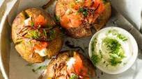 Smoked Salmon Baked Potatoes Recipe Smoked Salmon Baked Potatoes Recipe