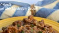 Slow Cooker Beef with Mushroom Sauce Slow Cooker Beef with Mushroom Sauce