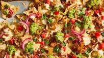 Three-Cheese Queso Nachos Three-Cheese Queso Nachos