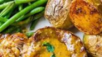 Crispy Pork Chops with Honey Mustard Sauce Crispy Pork Chops with Honey Mustard Sauce