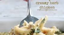 Crock Pot Creamy Herb Chicken Crock Pot Creamy Herb Chicken