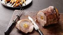 Apple-Stuffed Pork Loin With Coriander, Cumin and Cinnamon Apple-Stuffed Pork Loin With Coriander, Cumin and Cinnamon
