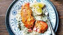 Tandoori salmon Tandoori salmon