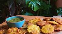 Tostones with Garlic Mojo Dipping Sauce Tostones with Garlic Mojo Dipping Sauce
