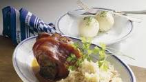 Pork Knuckles with Potato Dumplings and Sauerkraut Pork Knuckles with Potato Dumplings and Sauerkraut