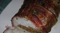 Bacon Wrapped Stuffed Pork Loin Bacon Wrapped Stuffed Pork Loin