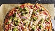 Cheese & Broccoli Almond-Flour Pizza Cheese & Broccoli Almond-Flour Pizza