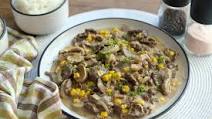 Beef with Corn and Mushroom Beef with Corn and Mushroom
