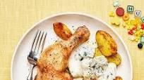 Kycklingklubba med tzatziki Kycklingklubba med tzatziki