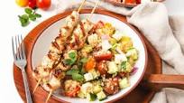 Mediterranean Bulgur Salad with Lemon Mint Vinaigrette Mediterranean Bulgur Salad with Lemon Mint Vinaigrette