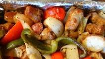 Sausage, Peppers, Onions, and Potato Bake Sausage, Peppers, Onions, and Potato Bake