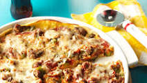 Crazy-Crust Sausage Pizza Crazy-Crust Sausage Pizza