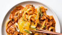 Kimchi Udon with Scallions Kimchi Udon with Scallions