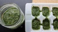 DIY Cilantro Ice Cubes DIY Cilantro Ice Cubes
