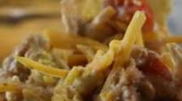 Layered Refried Bean Dip Layered Refried Bean Dip