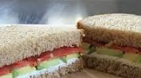 Smoked Salmon, Avocado, and Cream Cheese Sandwich Smoked Salmon, Avocado, and Cream Cheese Sandwich