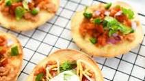 Easy Refried Beans Tostada Recipe Easy Refried Beans Tostada Recipe