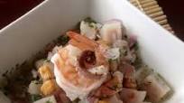 Tostadas de Ceviche de Pescado y Pulpo Tostadas de Ceviche de Pescado y Pulpo