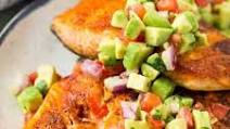 Crispy and Easy Pan Seared Spice Crusted Salmon Recipe with Avocado Salsa Crispy and Easy Pan Seared Spice Crusted Salmon Recipe with Avocado Salsa