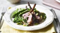 Rack of lamb with salsa verde Rack of lamb with salsa verde