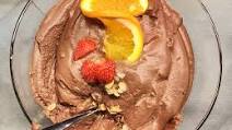 Chocolate Mousse with Mandarins Chocolate Mousse with Mandarins
