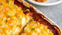 Baked Bean Cheesy Potato Topped Pie Baked Bean Cheesy Potato Topped Pie
