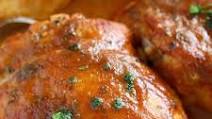 Keto Baked Chicken Thighs (w/ BBQ Sauce) Keto Baked Chicken Thighs (w/ BBQ Sauce)