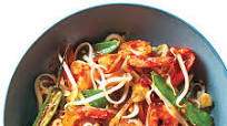 Sweet and Spicy Shrimp with Rice Noodles Sweet and Spicy Shrimp with Rice Noodles