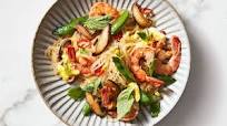 Shrimp-and-Basil Glass-Noodle Stir-Fry Shrimp-and-Basil Glass-Noodle Stir-Fry
