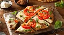 Margherita Grilled Flatbread Pizza Margherita Grilled Flatbread Pizza