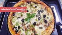 Italian Herb Crusted Cheese Pizza Recipe Italian Herb Crusted Cheese Pizza Recipe
