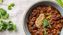 Vegetarian Chili with Beans and Veggie Crumbles Vegetarian Chili with Beans and Veggie Crumbles