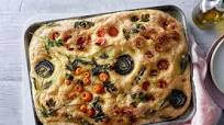 Flower focaccia Flower focaccia