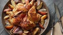 Crispy Whole Chicken and Vegetables Crispy Whole Chicken and Vegetables
