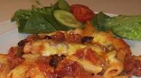 Penne Salami Bake Penne Salami Bake