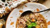 Minestrone with pesto Genovese (basil pesto) Minestrone with pesto Genovese (basil pesto)