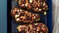 Mushroom-Stuffed Eggplant Mushroom-Stuffed Eggplant