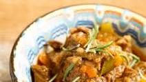 Elk and Fennel Stew with Lemon and Herby Fried Bread Elk and Fennel Stew with Lemon and Herby Fried Bread