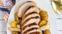 Roasted Pork Loin with Apples, Onions, and Potatoes Roasted Pork Loin with Apples, Onions, and Potatoes
