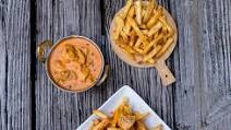 Butter Chicken Fries Butter Chicken Fries