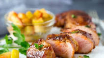 Spice Roasted Pork Tenderloin + Chunky Applesauce Spice Roasted Pork Tenderloin + Chunky Applesauce