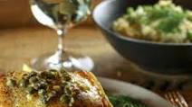 Chilean sea bass with lemon, dill & caper sauce Chilean sea bass with lemon, dill & caper sauce
