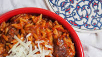 Youvetsi (Greek beef or lamb and orzo stew) Youvetsi (Greek beef or lamb and orzo stew)