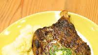 Dry-Aged Rib-Eye Steaks with Emeril's Maitre D'Hotel Butter Dry-Aged Rib-Eye Steaks with Emeril's Maitre D'Hotel Butter