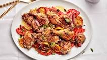 Roast Chicken With Fresh Tomatoes Roast Chicken With Fresh Tomatoes