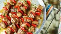 Korean pork skewers Korean pork skewers